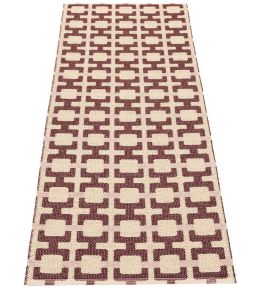 Pappelina Tom Runner rug Burgundy TOM8G712 Burgundy