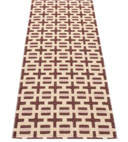 Pappelina Tom Runner rug Burgundy TOM8G712 Burgundy