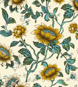 Tonquin Wallpaper by Clarke & Clarke Chartreuse