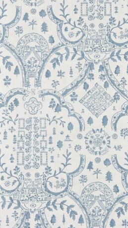 Topiary View Wallpaper by Sanderson Wedgwood