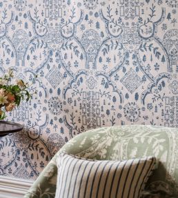 Topiary View Wallpaper by Sanderson Muntjac