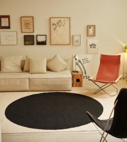Nanimarquina Topo rug Black 01TPO000NEG03 Black