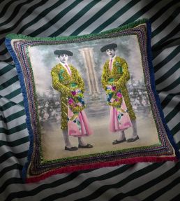 Torero Twins Cushion 50 x 50cm by Christian Lacroix Mosaique