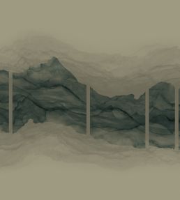 Torn Mural by Coordonne Emerald