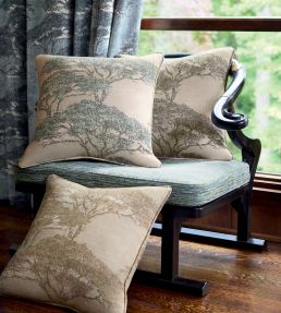 Torrey Pines Fabric by Thibaut Spa Blue