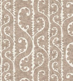 Totem Fabric by Lewis & Wood Cocoa