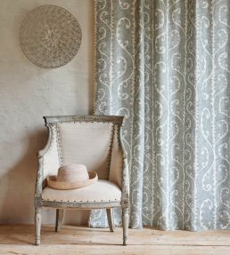 Totem Fabric by Lewis & Wood Ginger
