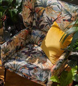 Toucan Fabric by Clarke & Clarke Sky