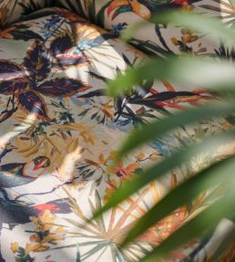 Toucan Fabric by Clarke & Clarke Sky