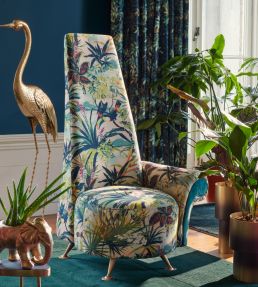 Toucan Fabric by Clarke & Clarke Blush