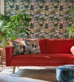 Toucan Wallpaper by Clarke & Clarke Antique