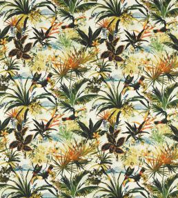 Toucan Outdoor Fabric by Clarke & Clarke Antique