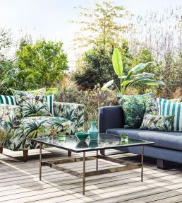 Congo Outdoor Fabric by Clarke & Clarke Forest