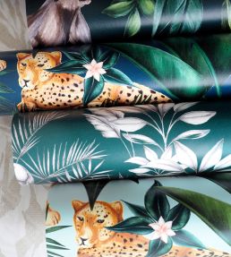 Toucan Toile Wallpaper by Ohpopsi Rainforest Green