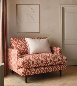 Toulin Fabric by Romo Russet