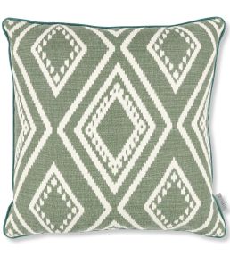 Toulin Cushion 50 x 50cm by Romo Spinach
