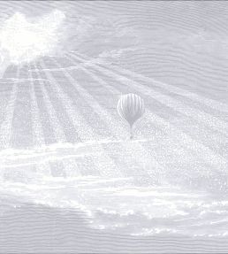 Tour Du Monde Mural by Casadeco Gris Nuage