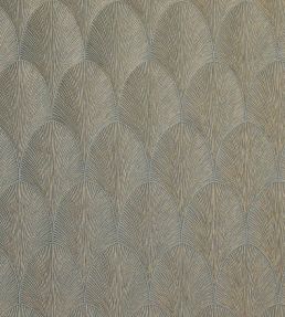 Tourmaline Wallpaper by Casamance Vert De Gris / Dore