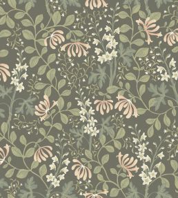 Tradgardsfrojd Wallpaper by Borastapeter Dark Green