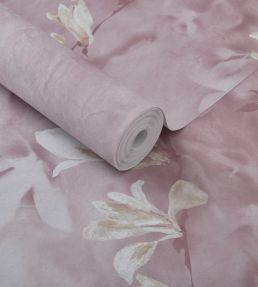 Trailing Magnolia Mural by 1838 Wallcoverings Blush