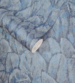 Tranquil Wallpaper by 1838 Wallcoverings Lagoon