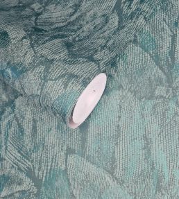 Tranquil Wallpaper by 1838 Wallcoverings Seafoam