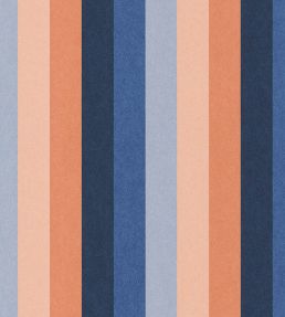 Transat Wallpaper by Casamance Marine/Corail