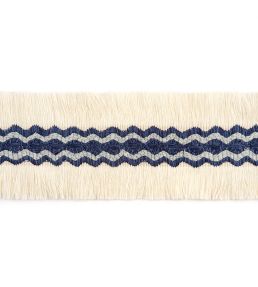 Trapeze Border Trimming by Christopher Farr Cloth Dark Indigo