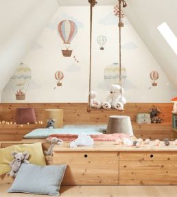 Travel Around The World Mural by Casadeco Blanc