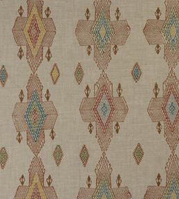 Travelling Light Fabric by Christopher Farr Cloth Terracotta