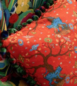 Tree of Life Fabric by MINDTHEGAP Coral