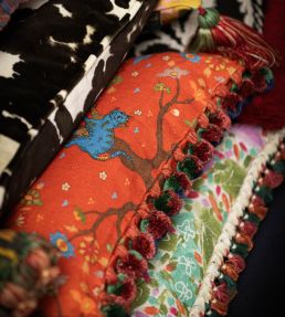 Tree of Life Fabric by MINDTHEGAP Coral