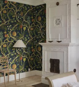 Tree of Life Mural by Sandberg Dark Blue