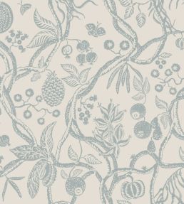 Tree of Life Wallpaper by Sandberg Light Blue