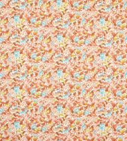 Tree Tops Fabric by Harlequin Baked Terracotta/Azul/Honey