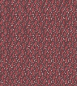 Trees II Fabric by Parker & Jules Crimson