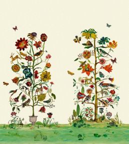 Trees of Wonder Mural by Christopher Farr Cloth Grass