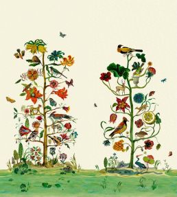 Trees of Wonder Mural by Christopher Farr Cloth Grass