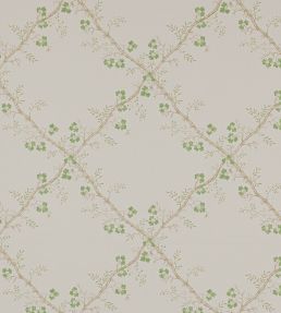Trefoil Trellis Wallpaper by Colefax and Fowler Leaf