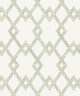 Treillage Wallpaper by Madeaux 02 Sage