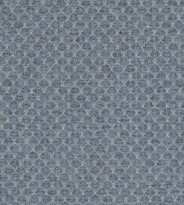 Trelica Fabric by Clarke & Clarke Denim