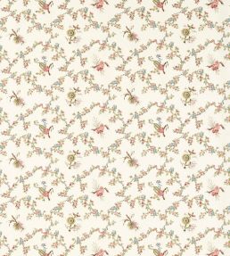Trelliage Fabric by Sanderson Raspberry/Stone