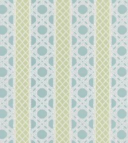 Trelliage Fabric by Thibaut Pool and Leaf