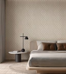 Trellis Wallpaper by Coordonne Cotton