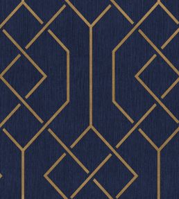 Trellis Wallpaper by Coordonne Ultramarine