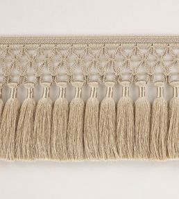Trellis Fringe Trimming by Romo Pale Gold