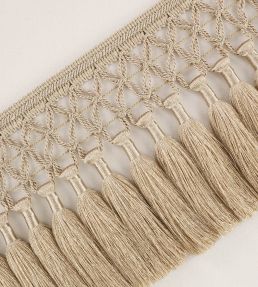 Trellis Fringe Trimming by Romo Pale Gold