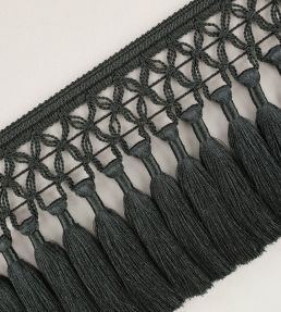 Trellis Fringe Trimming by Romo Slate