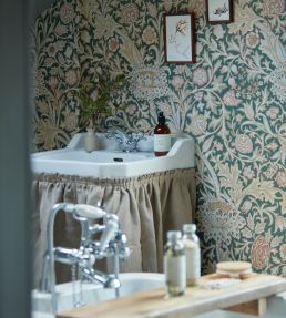 Trent Wallpaper by Morris & Co Teal