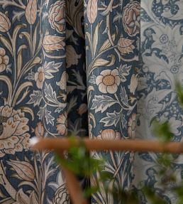 Trent Fabric by Morris & Co Woad Blue